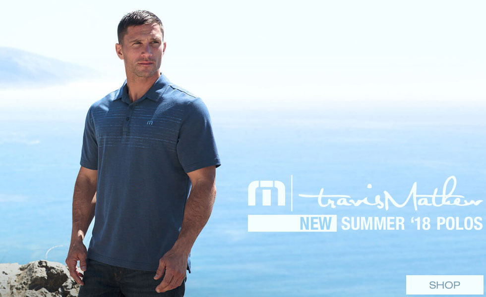 New Summer 2018 Polos from Travis Mathew