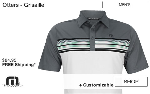 Travis Mathew Otters Golf Shirts - Grisaille