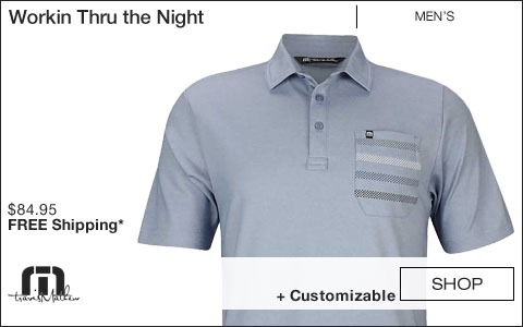 Travis Mathew Workin Thru the Night Golf Shirts