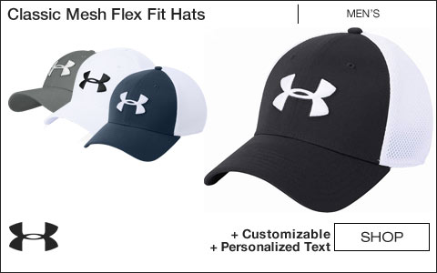 Under Armour Classic Mesh Flex Fit Golf Hats