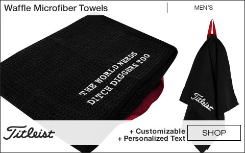 Titleist Waffle Microfiber Golf Towels