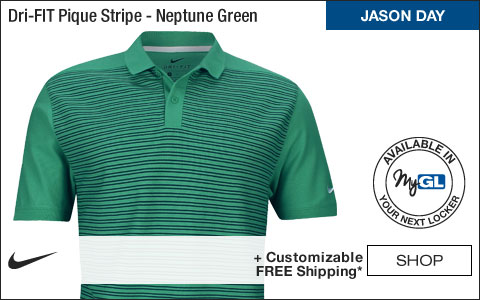 Nike Dri-FIT Pique Stripe Golf Shirts - Jason Day PGA Championship