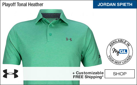 Under Armour Playoff Tonal Heather Golf Shirts - Jordan Spieth PGA Championship