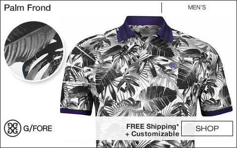 G/Fore Palm Frond Golf Shirts