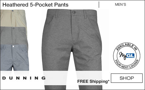 Dunning Heathered 5-Pocket Golf Pants