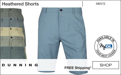 Dunning Heathered Golf Shorts