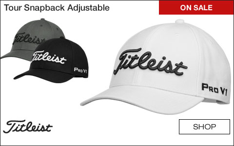 Titleist Tour Snapback Adjustable Golf Hats - ON SALE