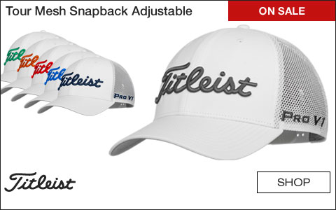 Titleist Tour Snapback Mesh Adjustable Golf Hats - ON SALE