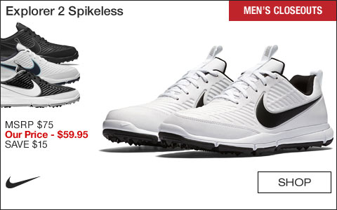 Nike Explorer 2 Spikeless Golf Shoes - CLOSEOUTS