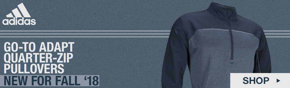 Adidas Go-To Adapt Quarter-Zip Golf Pullovers