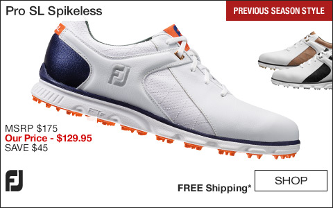 FJ Pro SL Spikeless Golf Shoes - Previous Season Style