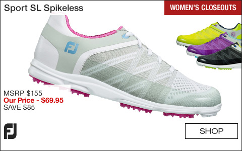 FJ Sport SL Women's Spikeless Golf Shoes - CLOSEOUTS