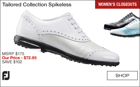 FJ Tailored Collection Women's Spikeless Golf Shoes - CLOSEOUTS