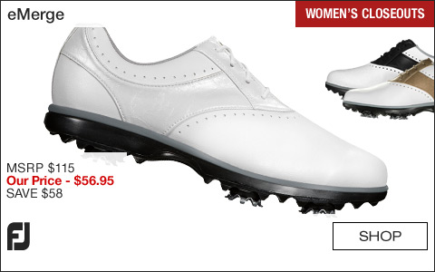 FJ eMerge Women's Golf Shoes - CLOSEOUTS