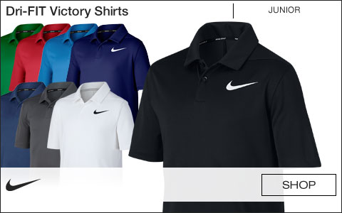 Nike Dri-FIT Victory Junior Golf Shirts