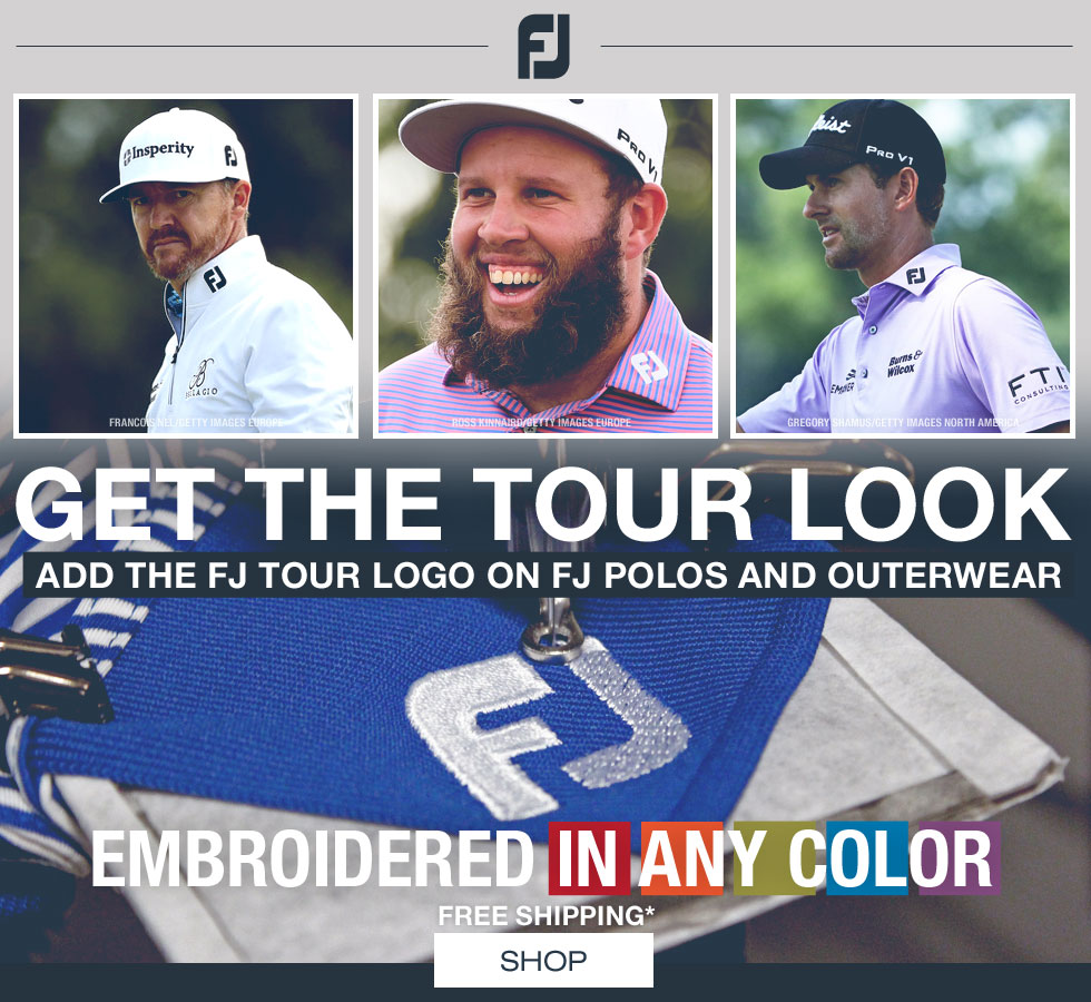 FJ Tour Logo Golf Polos and Outerwear at Golf Locker