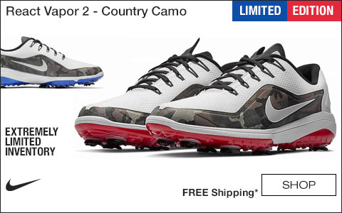 Nike React Vapor 2 Golf Shoes - Limited Edition Country Camo