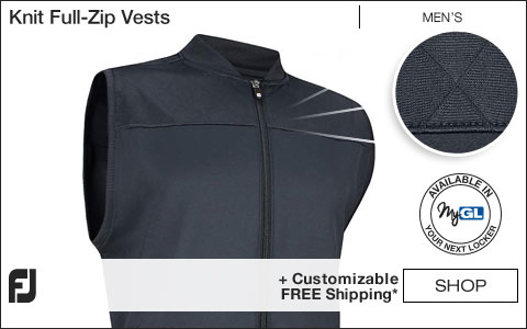 FJ Knit Full-Zip Golf Vests