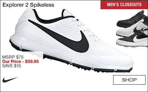 Nike Explorer 2 Spikeless Golf Shoes - CLOSEOUTS