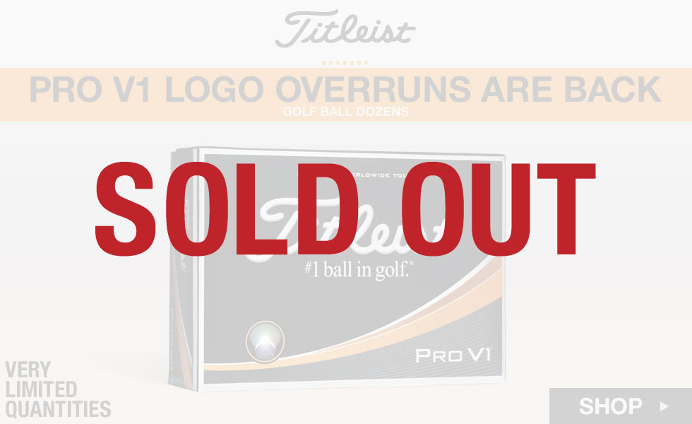 Titleist Pro V1 Logo Overruns Are Back