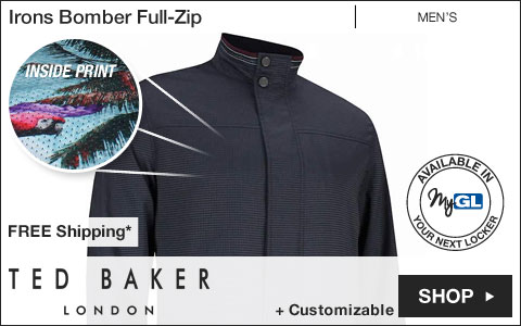 Ted Baker Irons Bomber Full-Zip Golf Jackets