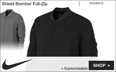 Nike Women's Shield Bomber Full-Zip Golf Jackets