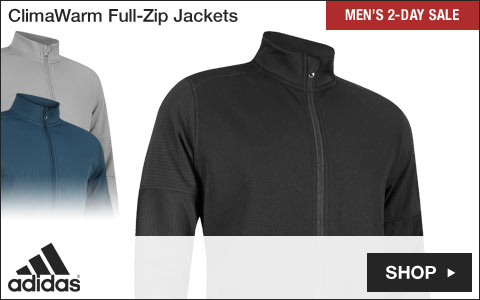 Adidas ClimaWarm Full-Zip Golf Jackets - Two-Day Sale