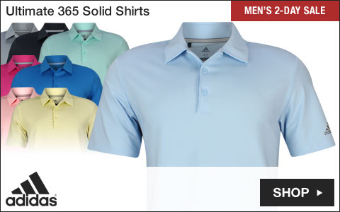 Adidas Ultimate 365 Solid Golf Shirts - Two-Day Sale