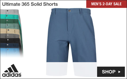 Adidas Ultimate 365 Solid Golf Shorts - Two-Day Sale