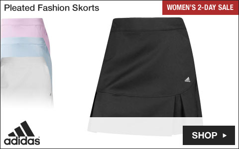 Adidas Women's Pleated Fashion Golf Skorts - Two-Day Sale