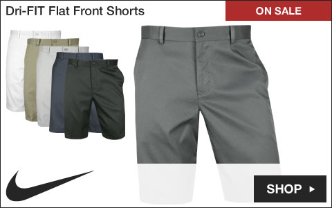 Nike Dri-FIT Flat Front Golf Shorts - ON SALE