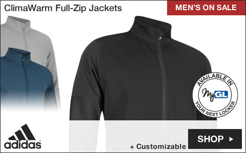 Adidas ClimaWarm Full-Zip Golf Jackets - Two-Day Sale