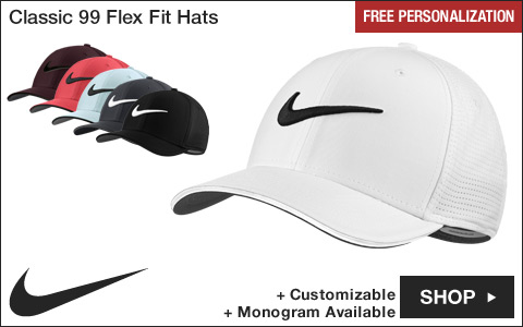 Nike Classic 99 Flex Fit Golf Hats - Free Personalization