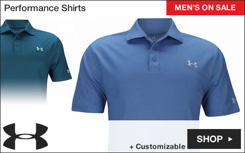 Under Armour Performance Golf Shirts - ON SALE