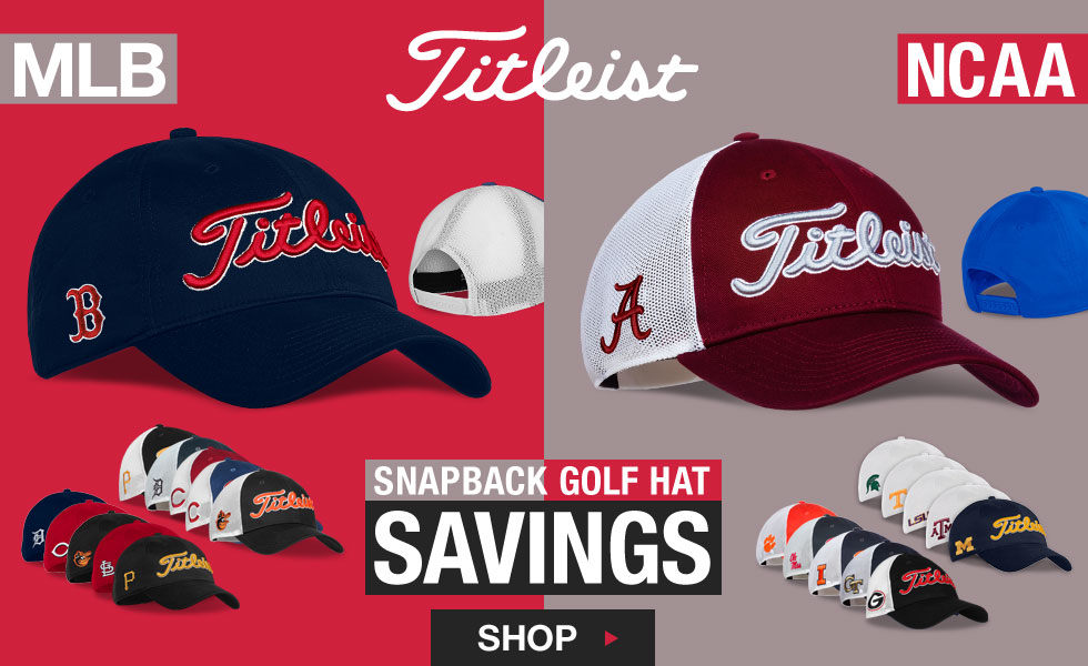 Titleist MLB and NCAA Snapback Golf Hats On Sale