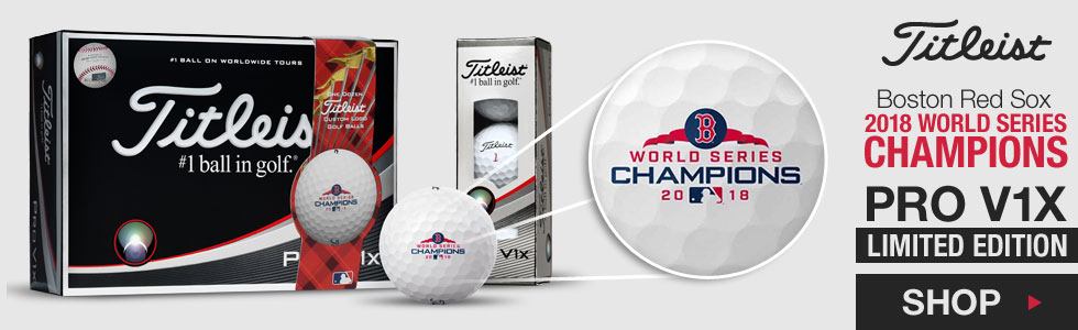 Titleist Pro V1X Golf Balls - Red Sox