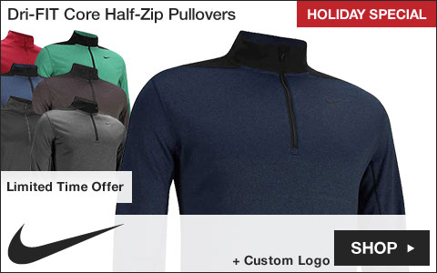 Nike Dri-FIT Core Half-Zip Golf Pullovers - Holiday Special