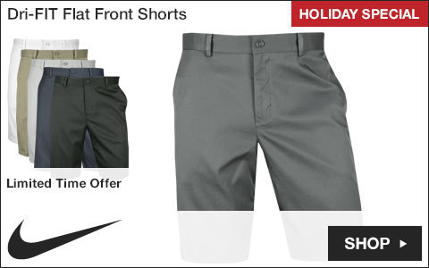 Nike Dri-FIT Flat Front Golf Shorts - Holiday Special