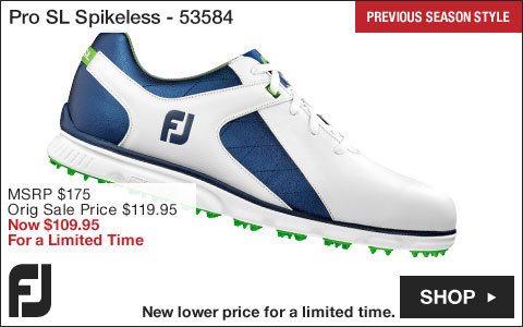 FJ Pro SL Spikeless Golf Shoes - Previous Season Style - 53584