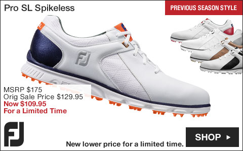 FJ Pro SL Spikeless Golf Shoes - Previous Season Style