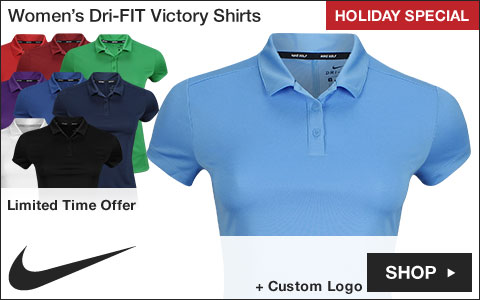 Nike Women's Dri-FIT Victory Golf Shirts - Holiday Special