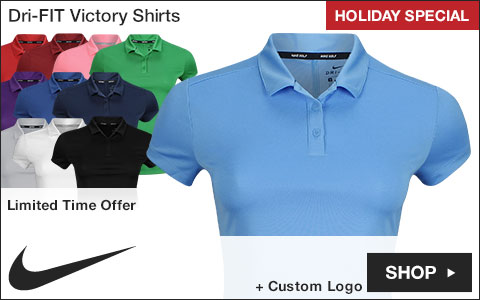 Nike Women's Dri-FIT Victory Golf Shirts - Holiday Special