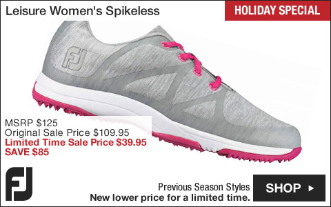 FJ Leisure Women's Spikeless Golf Shoes - CLOSEOUTS