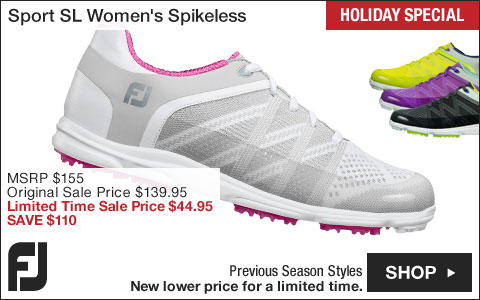 FJ Sport SL Women's Spikeless Golf Shoes - CLOSEOUTS