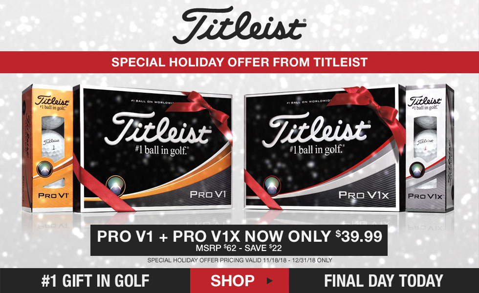 Special Holiday Pricing on Pro V1 and Pro V1X Golf Balls