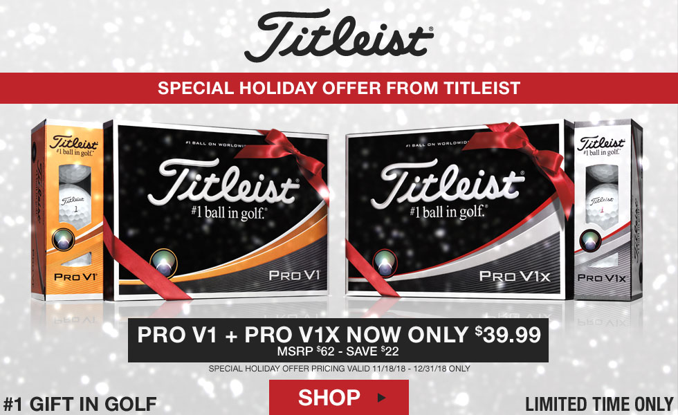 Titleist Pro V1 + Pro V1X Special Holiday Offer