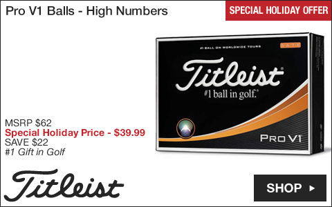 Titleist Pro V1 Golf Balls - High Numbers - Special Holiday Offer