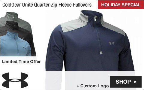 Under Armour ColdGear Unite Quarter-Zip Fleece Golf Pullovers - HOLIDAY SPECIAL