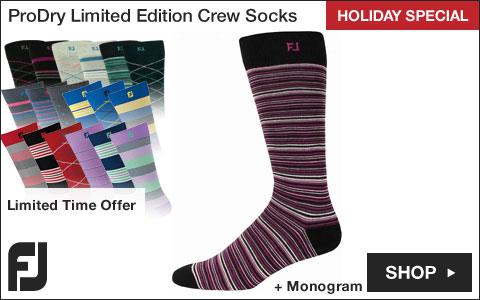 FJ ProDry Limited Edition Crew Golf Socks - HOLIDAY SPECIAL