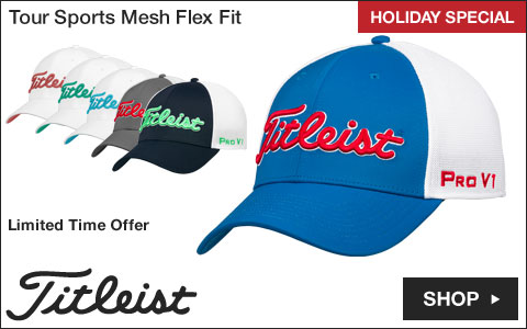 Titleist Tour Sports Mesh Flex Fit Golf Hats - HOLIDAY SPECIAL